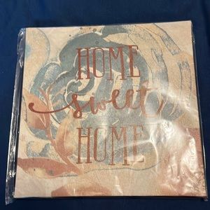 Home Sweet Home canvas sign